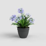 Image de POT CAPRI CAMPANA 25CM ANTHRACITE