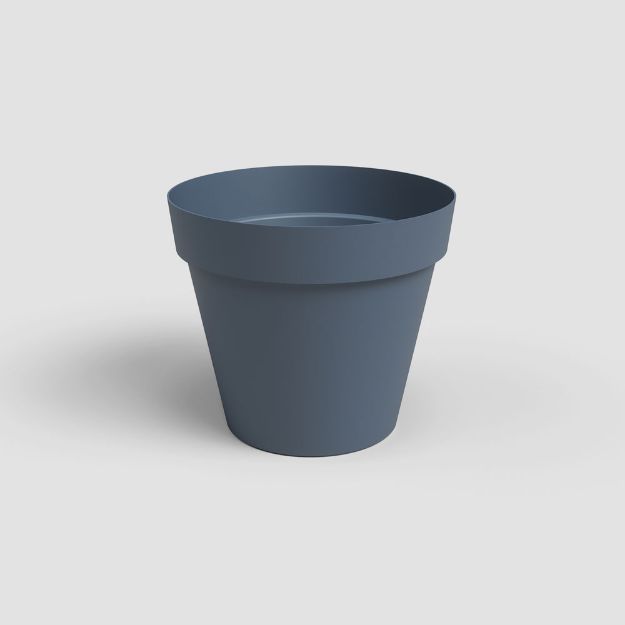 Image de POT CAPRI 25CM BLEU ARDOISE