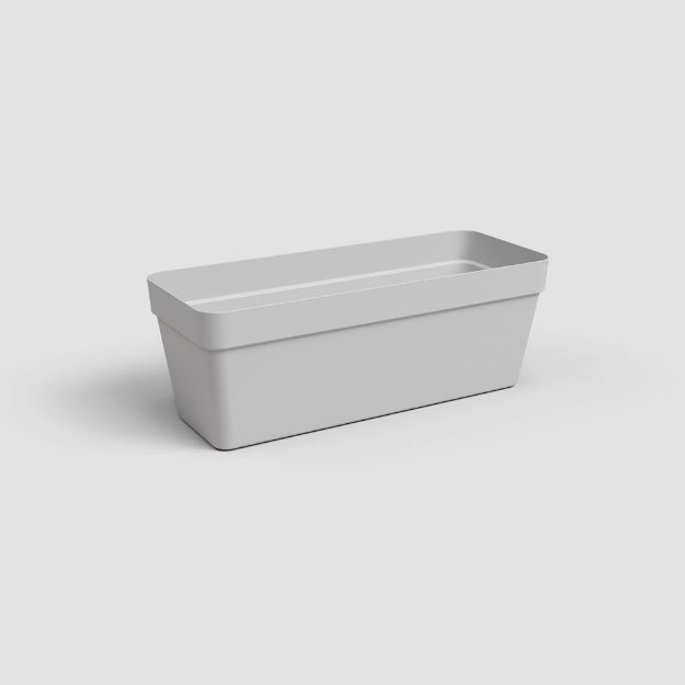 Image de JARDINIÈRE CAPRI RÉS. EAU 50CM V2 GRIS CLAIR