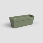 Image de JARDINIÈRE CAPRI RÉS.EAU 50CM V2 VERT CENDRÉ