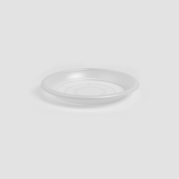 Image de SOUCOUPE RONDE 15CM TRANSPARENT