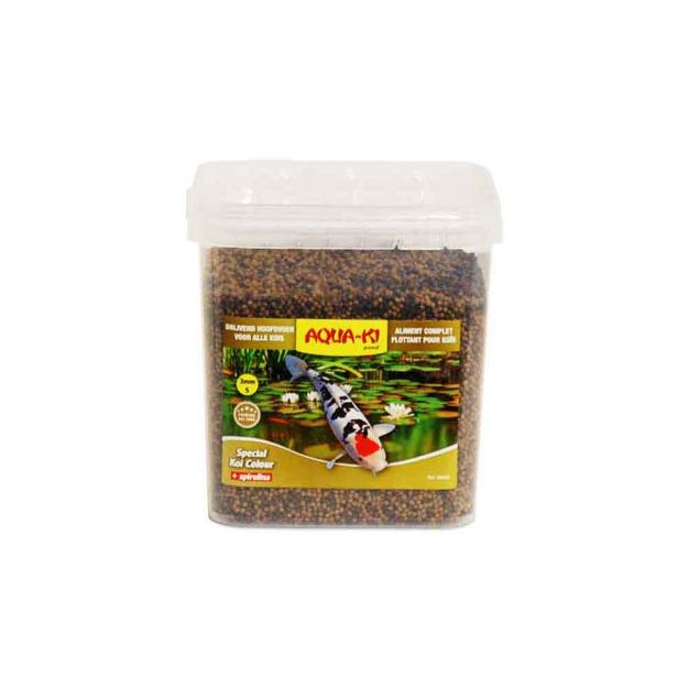 Image de Nourriture koï color 3mm Aqua-ki  5,4L