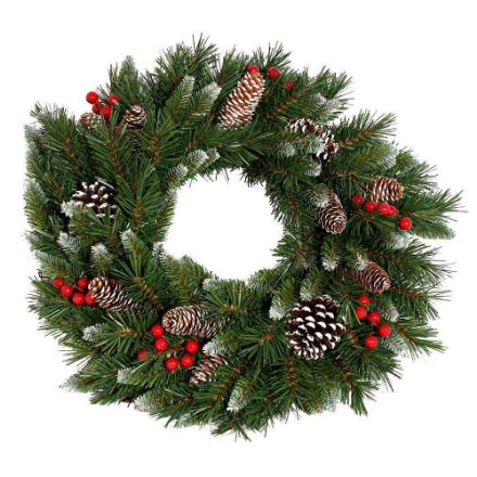 Agrandir l'image de CouronneFrosted Berry Wreath 60cm Image de CouronneFrosted Berry Wreath 60cm