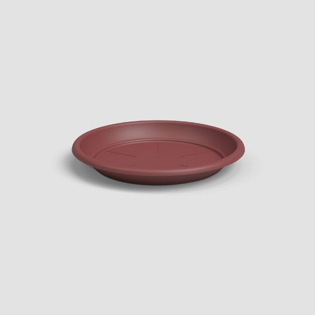 Image de SOUCOUPE RONDE 45CM ROUGE FONCÉ