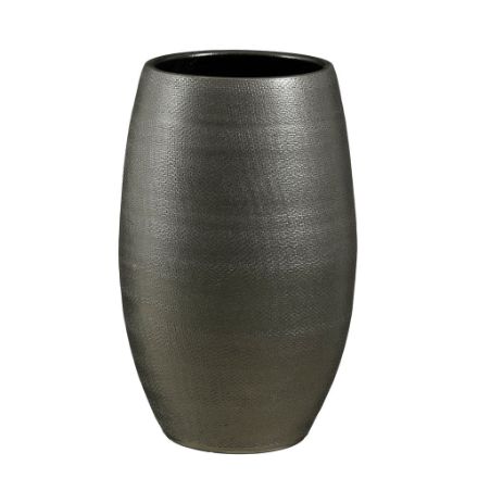 Agrandir l'image de Porto pot ronde anthracite metalliques - h50xd31cm - Mica Image de Porto pot ronde anthracite metalliques - h50xd31cm - Mica