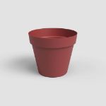 Image de POT CAPRI 50CM ROUGE FONCÉ