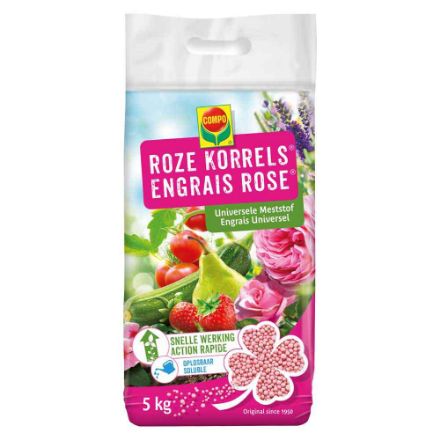 Agrandir l'image de COMPO ENGRAIS ROSE 5 KG Image de COMPO ENGRAIS ROSE 5 KG