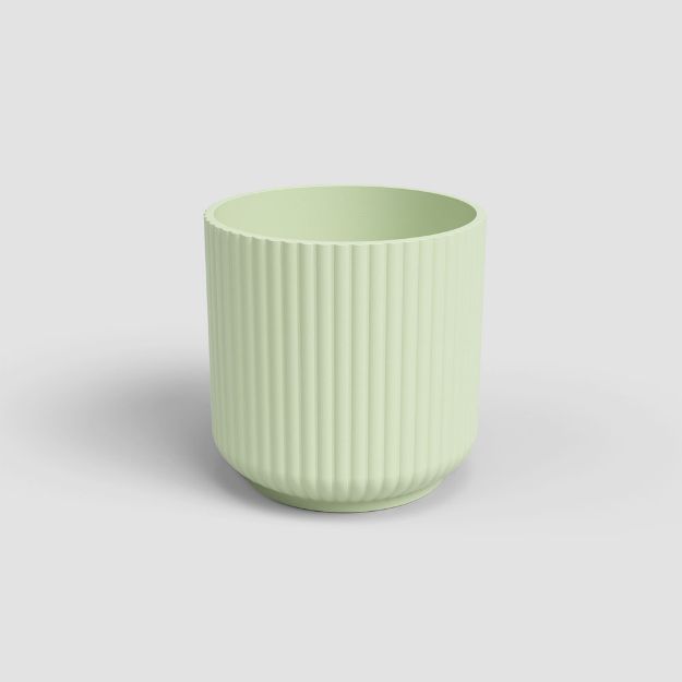 Image de CACHE-POT LUNA 19CM VERT CLAIR
