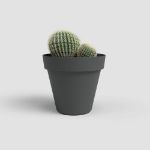 Image de POT CAPRI 14CM ANTHRACITE