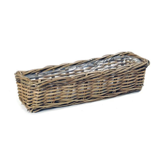 Image de Laura Rect Basket -F- Natural L60W16H15