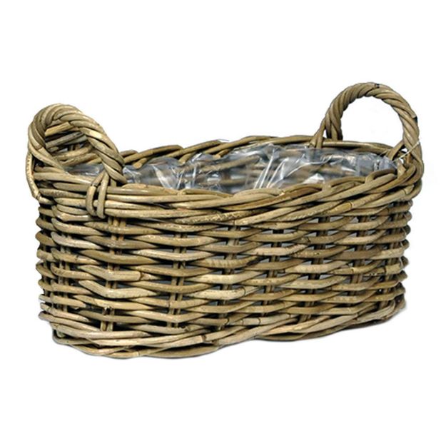 Image de Desi Basket Oval Natural L58W30H23