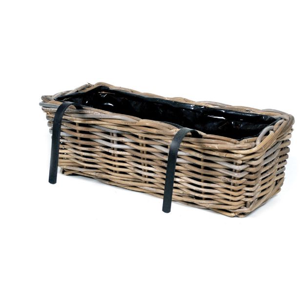 Image de Laura Balconybox W/hooks -F- Natural L62W19H15
