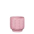 Agrandir l'image de Boaz pot ronde rose - h13,5xd14,5cm - Mica Image de Boaz pot ronde rose - h13,5xd14,5cm - Mica