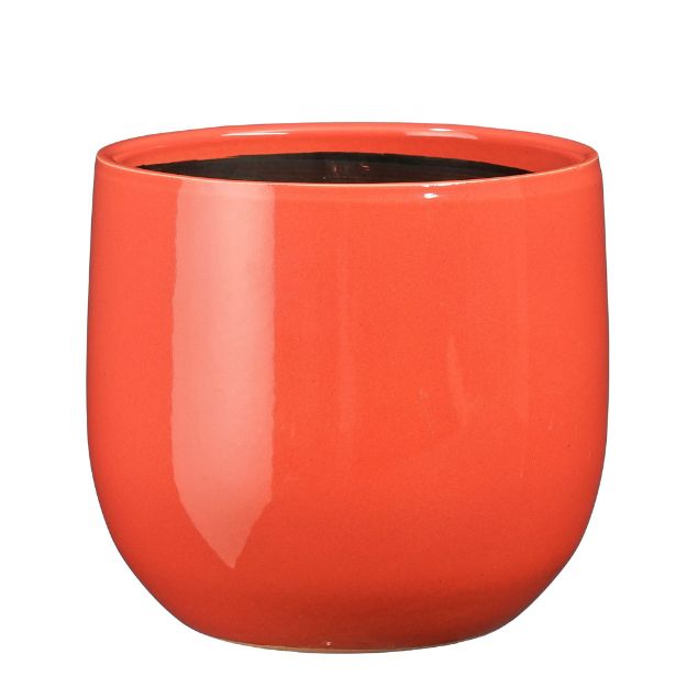 Image de Pablo pot ronde fuchsia - h19xd21cm - Mica