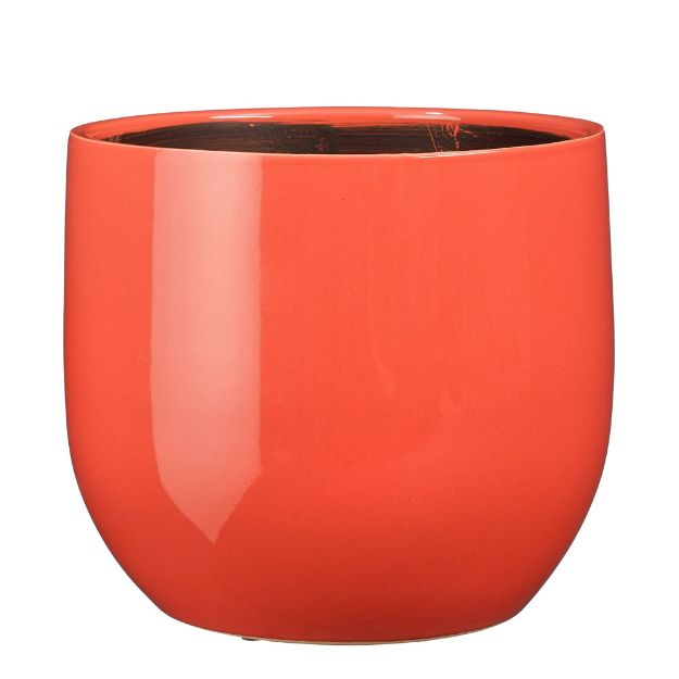 Image de Pablo pot ronde fuchsia - h25xd29cm - Mica