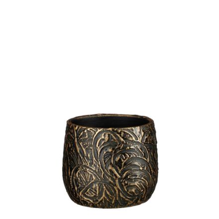 Agrandir l'image de Arthur pot ronde or - h15,5xd19,5cm - Mica Image de Arthur pot ronde or - h15,5xd19,5cm - Mica