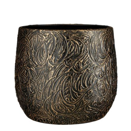 Agrandir l'image de Arthur pot ronde or - h25,5xd32cm - Mica Image de Arthur pot ronde or - h25,5xd32cm - Mica