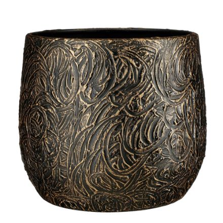 Agrandir l'image de Arthur pot ronde or - h31xd38cm - Mica Image de Arthur pot ronde or - h31xd38cm - Mica