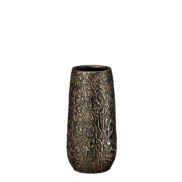Image de Arthur vase ronde or - h35xd17,5cm - Mica