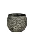 Image de Elio pot ronde anthracite - h11,5xd13,5cm - Mica