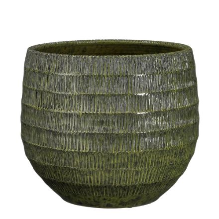 Agrandir l'image de Tobias pot ronde vert - h30xd35cm - Mica Image de Tobias pot ronde vert - h30xd35cm - Mica