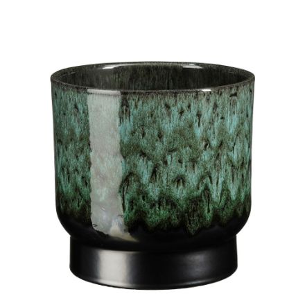 Agrandir l'image de Thiago pot ronde vert f. - h20xd22cm - Mica Image de Thiago pot ronde vert f. - h20xd22cm - Mica