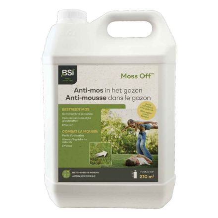 Agrandir l'image de BSI MOSS OFF GAZON     5 L Image de BSI MOSS OFF GAZON     5 L