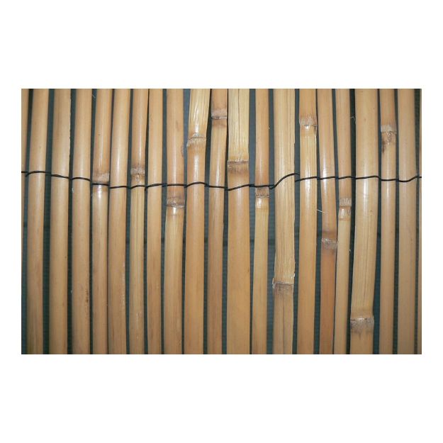 Image de Canisse en tiges de roseaux fendus naturels - occultant 2/5 - 2 x 5 m