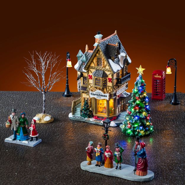 Image de Ensemble magasin de sapins de noël - Lemax