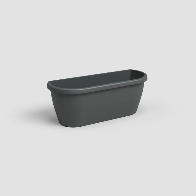 Image de JARDINIÈRE ALGARVE MUR 40CM ANTHRACITE