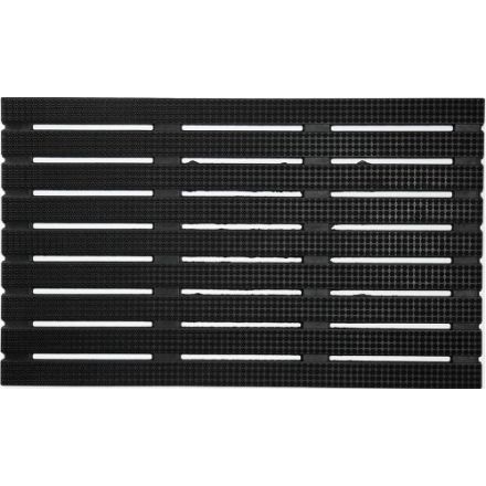 Agrandir l'image de Tapis grattoir en caoutchouc 45x75cm Anthracite Image de Tapis grattoir en caoutchouc 45x75cm Anthracite