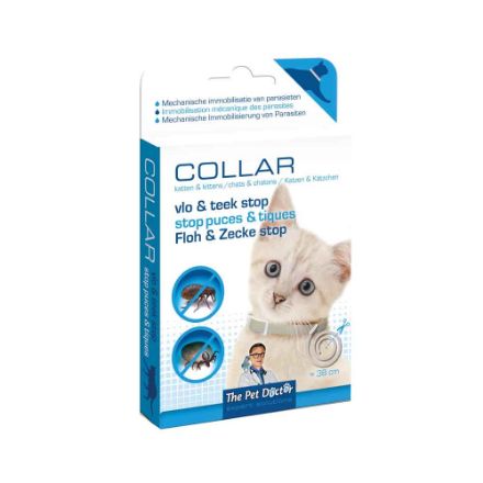 Agrandir l'image de STOP PUCES/TIQUES COLLIER CHAT Image de STOP PUCES/TIQUES COLLIER CHAT