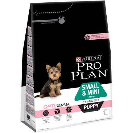 Agrandir l'image de Pro Plan Small&Mini Puppy sensit Skin 3kg Saumon Image de Pro Plan Small&Mini Puppy sensit Skin 3kg Saumon