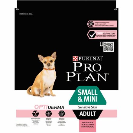 Agrandir l'image de Pro Plan Small&Mini Adult sensit Skin 700g Saumon Image de Pro Plan Small&Mini Adult sensit Skin 700g Saumon
