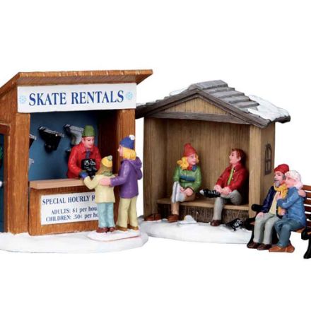 Agrandir l'image de Cabane location de ski - Lemax . Image de Cabane location de ski - Lemax .