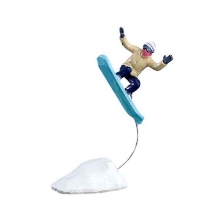 Agrandir l'image de Saut en snowboard - Lemax . Image de Saut en snowboard - Lemax .
