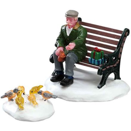 Agrandir l'image de En nourrissant les animaux - Lemax . Image de En nourrissant les animaux - Lemax .