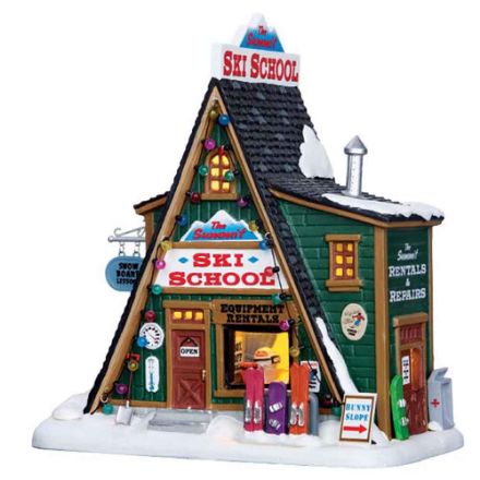 Agrandir l'image de École de ski le sommet à piles led avec adaptateur 44338, 100 ma (blanc) - Lemax Image de École de ski le sommet à piles led avec adaptateur 44338, 100 ma (blanc) - Lemax