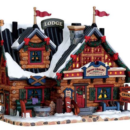 Agrandir l'image de Chalet d’après-ski à piles led avec adaptateur 44338, 100 ma (blanc) - Lemax Image de Chalet d’après-ski à piles led avec adaptateur 44338, 100 ma (blanc) - Lemax