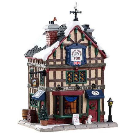 Agrandir l'image de Vieux pub britannique à piles led avec adaptateur 44338, 100 ma (blanc) - Lemax Image de Vieux pub britannique à piles led avec adaptateur 44338, 100 ma (blanc) - Lemax