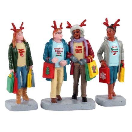 Agrandir l'image de Achats de Noël entre filles - Lemax Image de Achats de Noël entre filles - Lemax