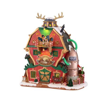 Agrandir l'image de Académie des rennes du Père Noël - Lemax Image de Académie des rennes du Père Noël - Lemax