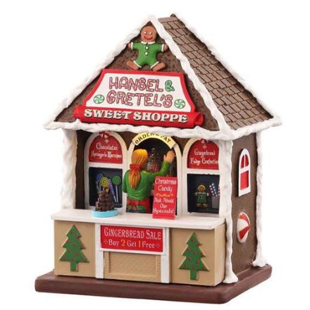 Agrandir l'image de Confiserie hansel & gretel’s, à piles (3v) ac adaptable (non inclu) - Lemax Image de Confiserie hansel & gretel’s, à piles (3v) ac adaptable (non inclu) - Lemax