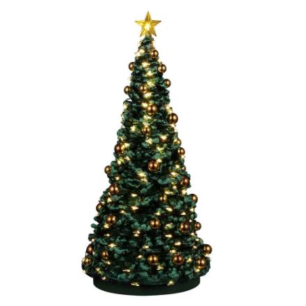 Agrandir l'image de Sapin De Noël Joyeux - Lemax Image de Sapin De Noël Joyeux - Lemax