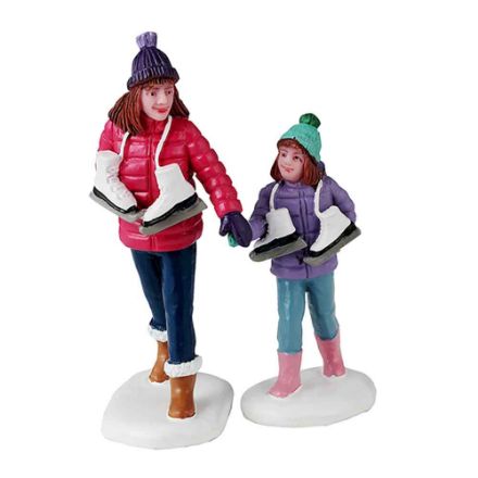 Agrandir l'image de Sœurs Patineuses - Lemax Image de Sœurs Patineuses - Lemax