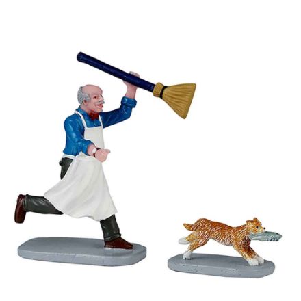 Agrandir l'image de Voleur De Poisson Félin - Lemax Image de Voleur De Poisson Félin - Lemax