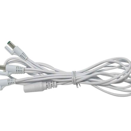 Agrandir l'image de Câble De Rallonge, Type L À Type U X 3, Blanc - Lemax Image de Câble De Rallonge, Type L À Type U X 3, Blanc - Lemax