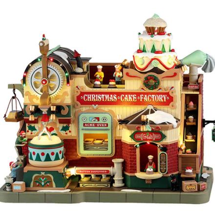 Agrandir l'image de Christmas Cake Factory - Lemax Image de Christmas Cake Factory - Lemax