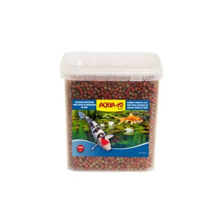 Agrandir l'image de Nourriture poisson étang 6mm Aqua-ki bleu 5,4L Image de Nourriture poisson étang 6mm Aqua-ki bleu 5,4L