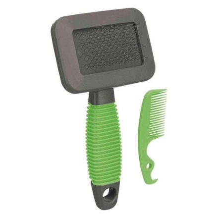 Agrandir l'image de Brosse doux, en plastique/poils en métal Image de Brosse doux, en plastique/poils en métal